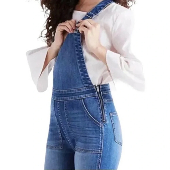 Madewell Skinny Drop Hem Overalls - Picture 2 of 9